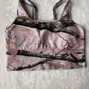 Darc Sport Pink Camouflage Sports Bra